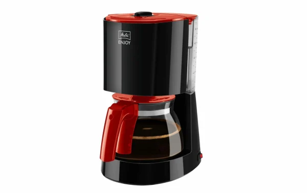 Coupon ✨ Melitta Cafetière Filtre Enjoy Noir/Rouge – Cafetière à Filtre 🎉 Paiement sécurisé 1