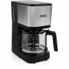destockage Meilleur prix ⭐ Princess Cafetière Filtre Compact 12 Noir/Argenté – Cafetière à Filtre 🤩 7