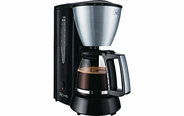 boutique paris Coupon 🔔 Melitta Cafetière Filtre Single 5 Acier Inoxydable Noir – Cafetière à Filtre 👍 1